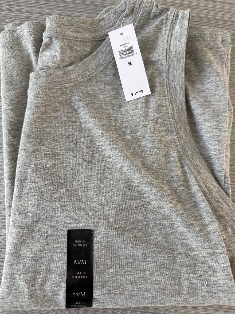 Banana Republic Factory Light Gray Sleeveless Tank